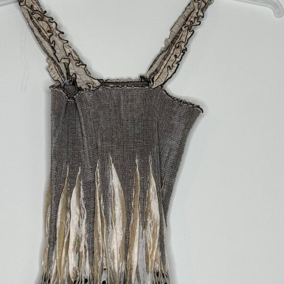 Shiny Beige Max Studio Sun Dress, One Size - Picture 6 of 16